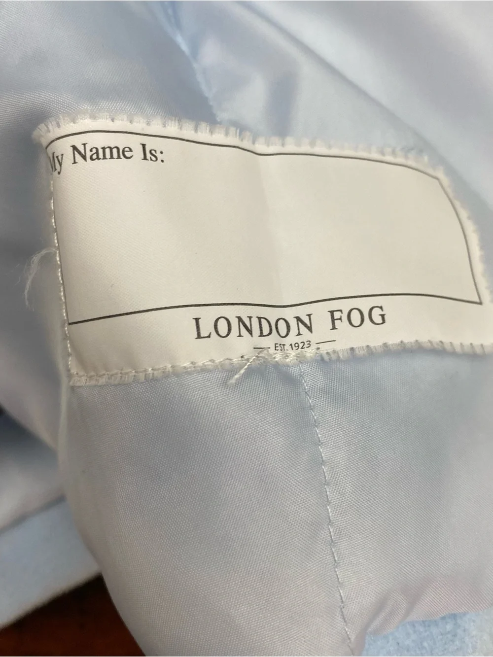 London Fog Toddler Girls Flared Peacoat Winter Jacket Light Blue 2T